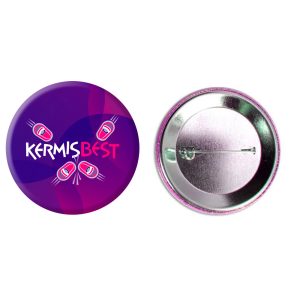 Button - Indigo - 56 mm