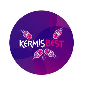 Sticker - Indigo - 10 cm rond