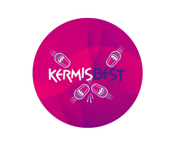Sticker - Magenta - 10 cm rond